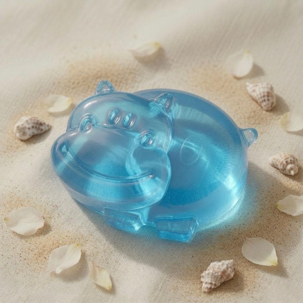 Hippy the Hippo · Seaside Splash handmade soap bar — Florush