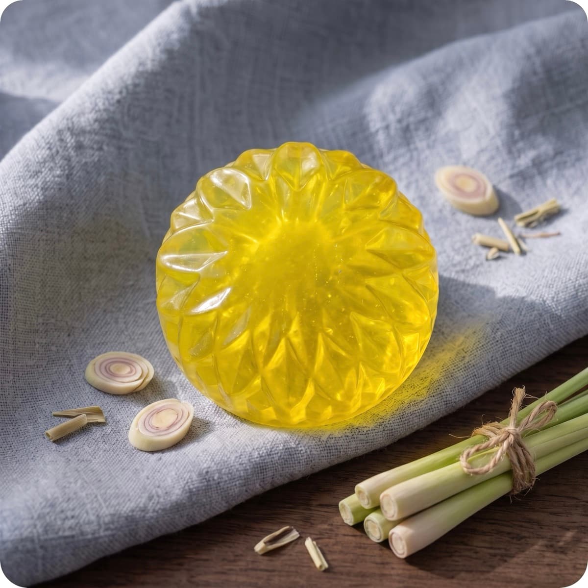 Lemongrass Sunrise handmade soap bar — Florush